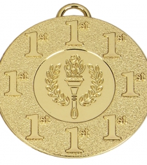 50mm Target 1st, 2nd & 3rd Place Medal in Gold, Silver & Bronze with Free Ribbon 