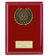 Bold Red Event Plaque